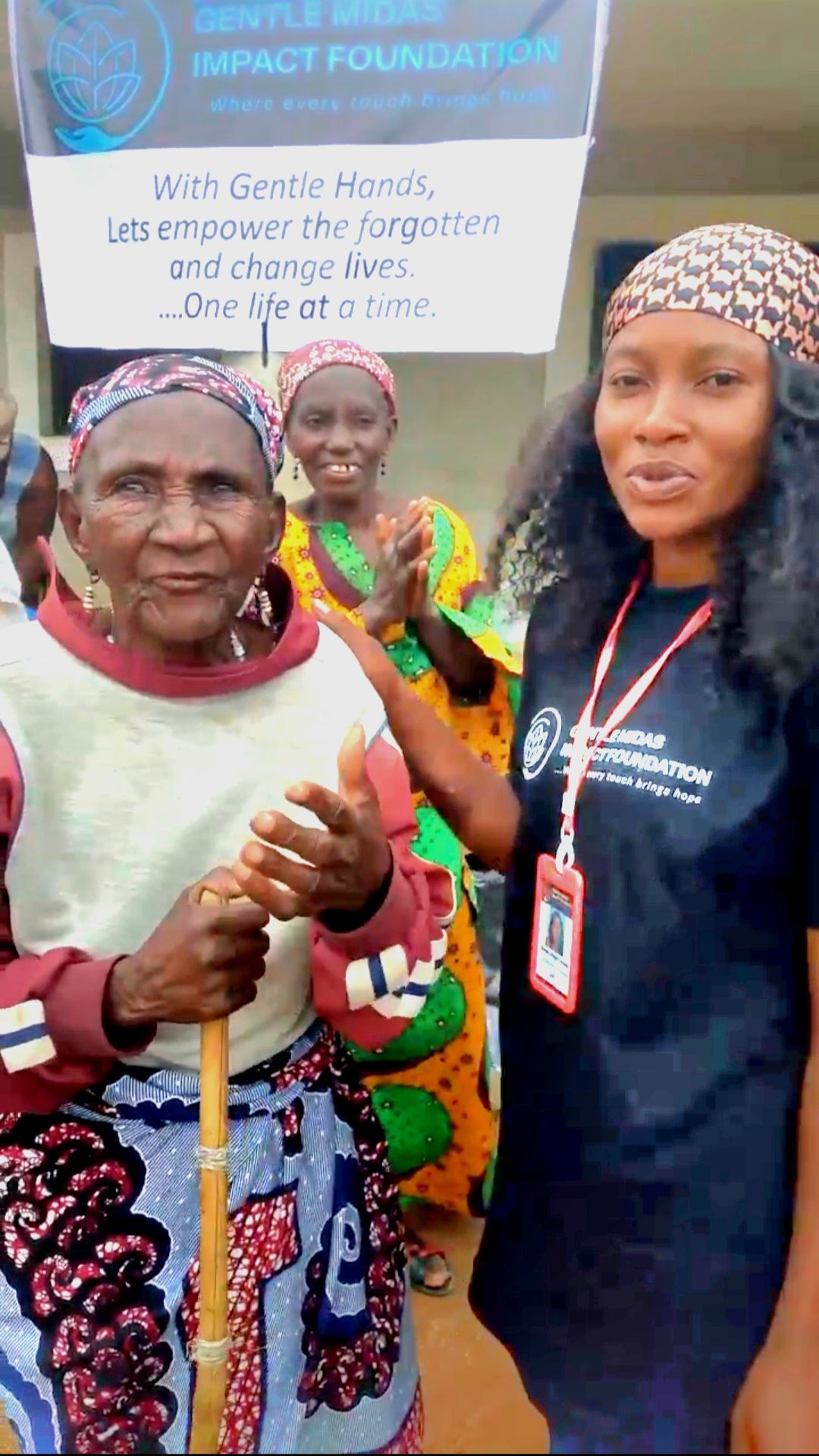 Yop Musa, the oldest woman in Bakin Kogi community, aged 91